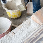 Filling a gap with Castable material